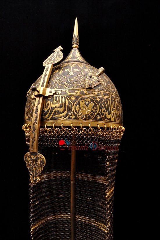 Osmanlı Kılıç Kuşanma Tören Miğferi